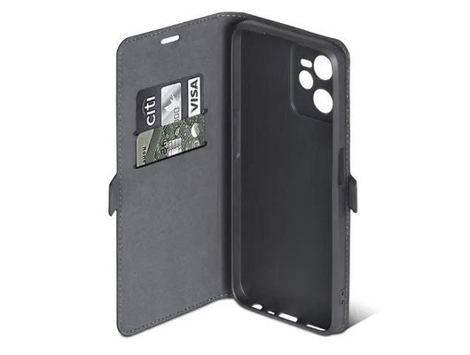 Чехол DF для Realme C35 rmFlip-32 (black)